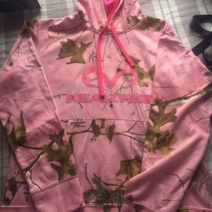 Pink camo hoodie